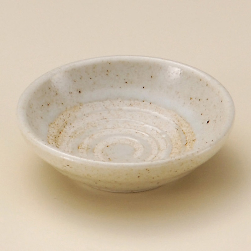 山万 31828-130 粉引渦2.5皿 1個（ご注文単位1個）【直送品】