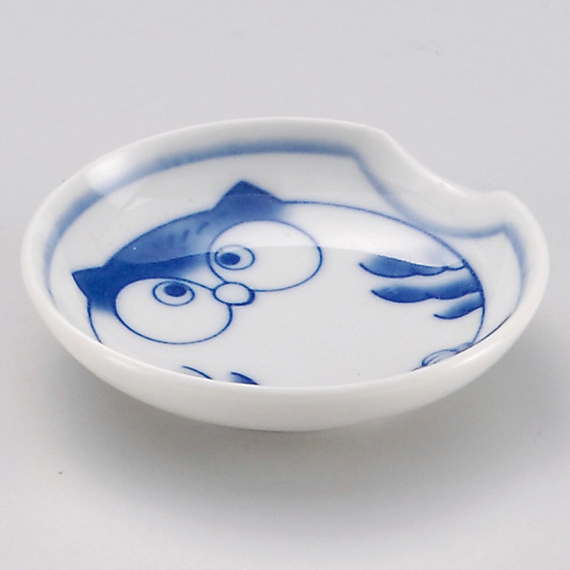 山万 32018-200 ふくろう箸置小皿 1個（ご注文単位1個）【直送品】