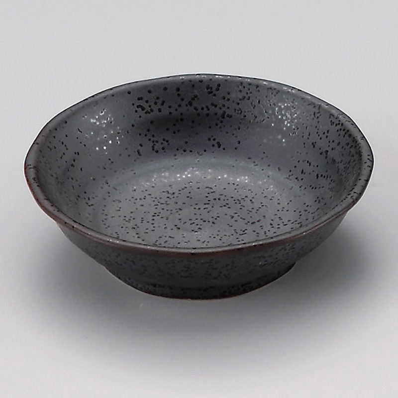 山万 31919-180 いぶし黒3.0深皿 1個（ご注文単位1個）【直送品】
