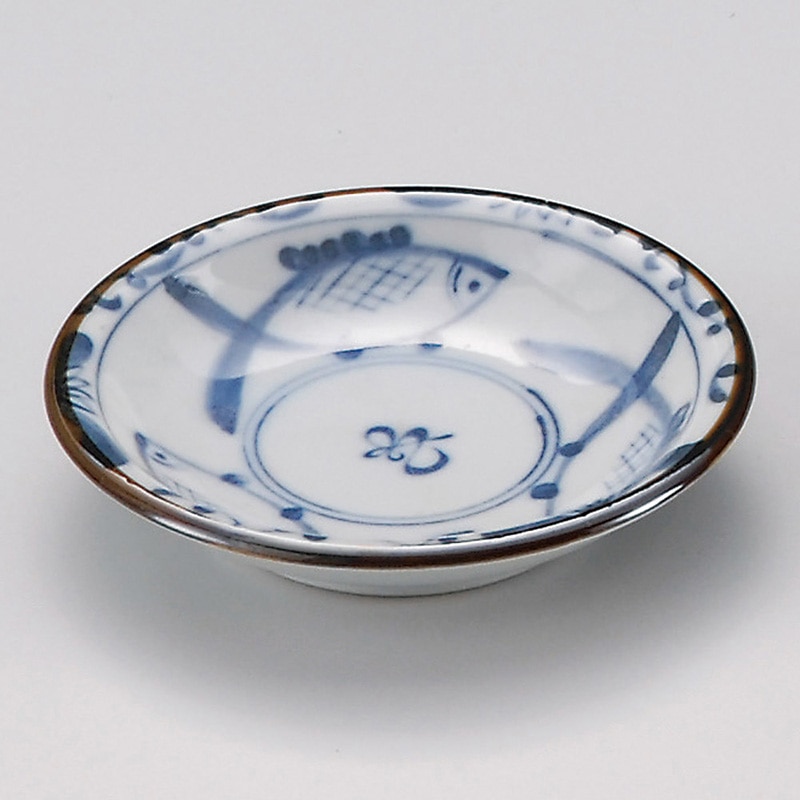 山万 31933-180 魚玉渕3.0皿 1個（ご注文単位1個）【直送品】