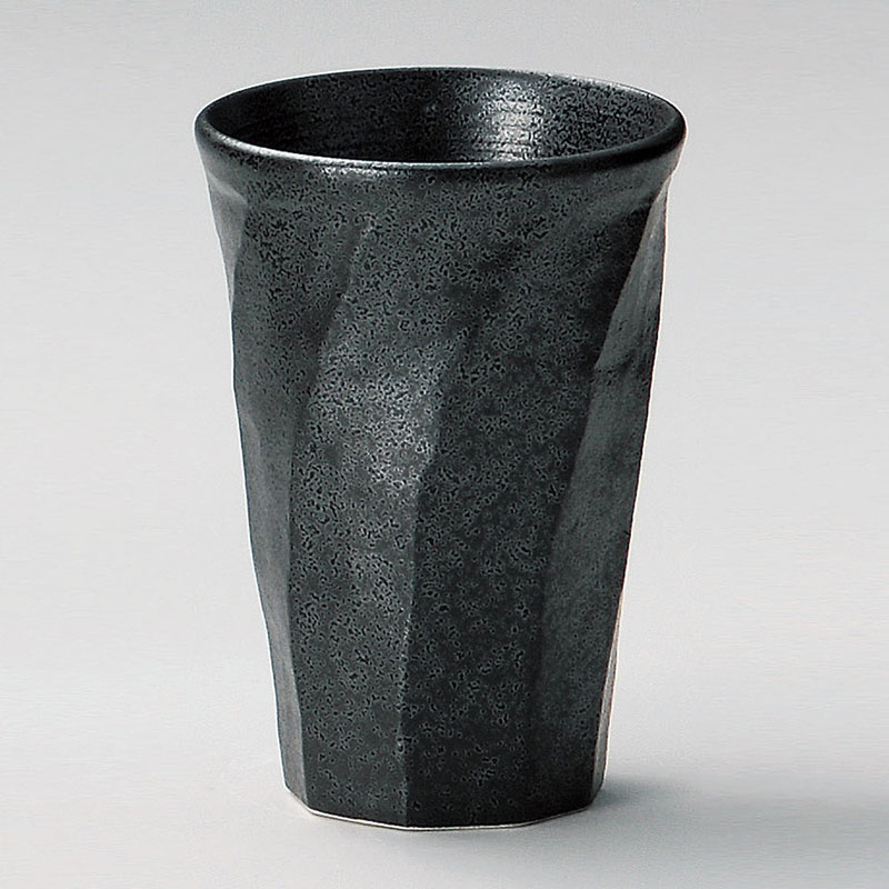 山万 32829-440 結晶黒フリーカップ 1個（ご注文単位1個）【直送品】