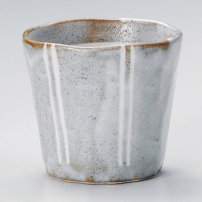 山万 33219-550 志野十草ロックカップ 1個（ご注文単位1個）【直送品】