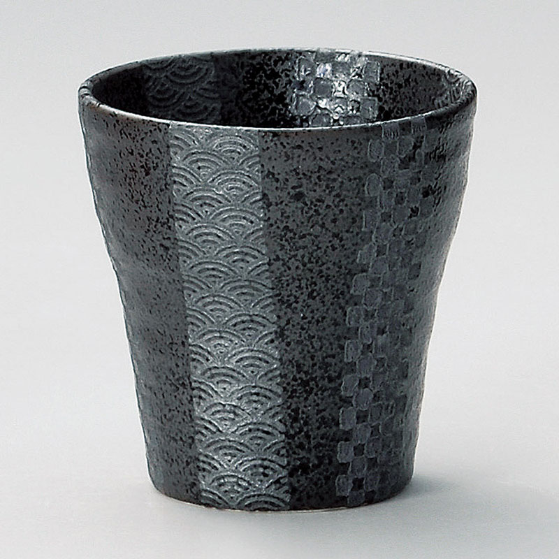 山万 33317-450 銀彩黒焼酎(小) 1個（ご注文単位1個）【直送品】