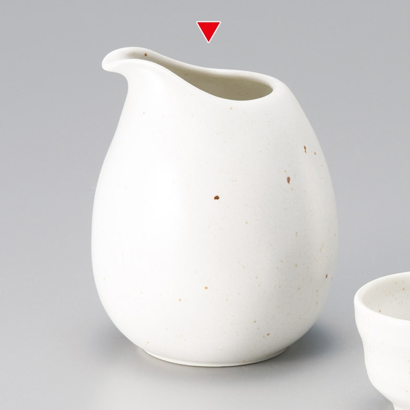山万 33635-440 白粉引冷酒器 大 1個(ご注文単位1個)【直送品】