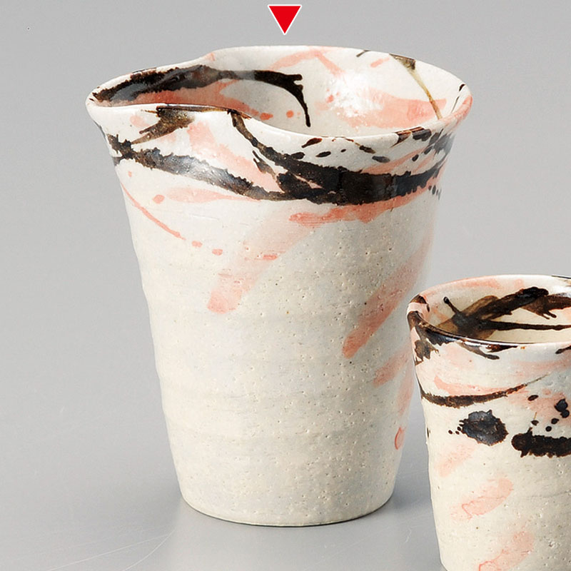 山万 33728-570 トビ紅釉冷酒器 1個(ご注文単位1個)【直送品】