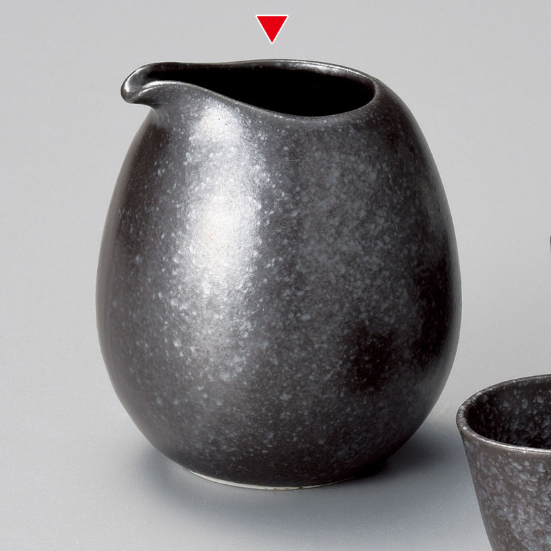 山万 33725-020 銀黒冷酒(中) 1個(ご注文単位1個)【直送品】