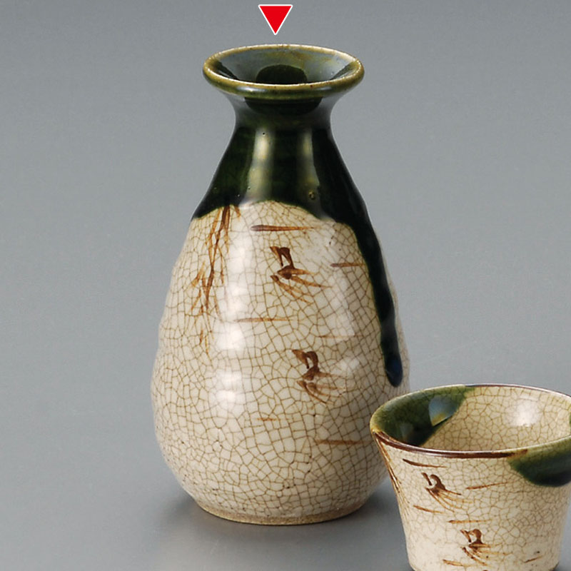 山万 33801-510 織部徳利 1個(ご注文単位1個)【直送品】