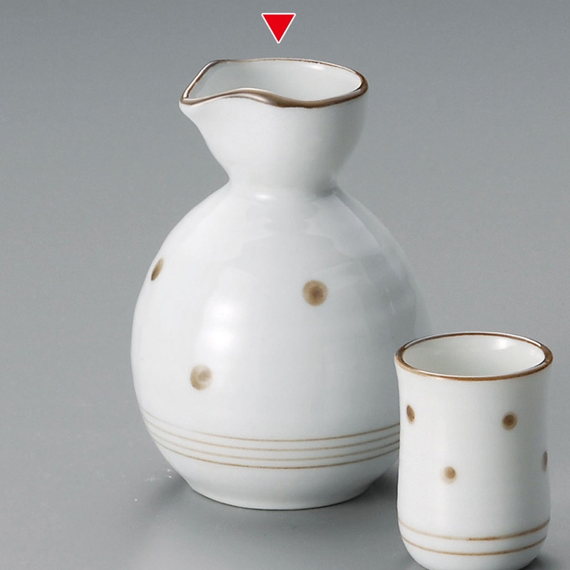 山万 33844-190 茶錆点紋徳利 1個(ご注文単位1個)【直送品】