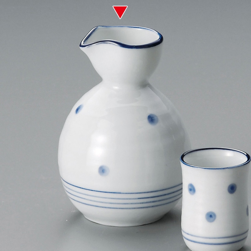 山万 33846-190 呉須点紋徳利 1個(ご注文単位1個)【直送品】