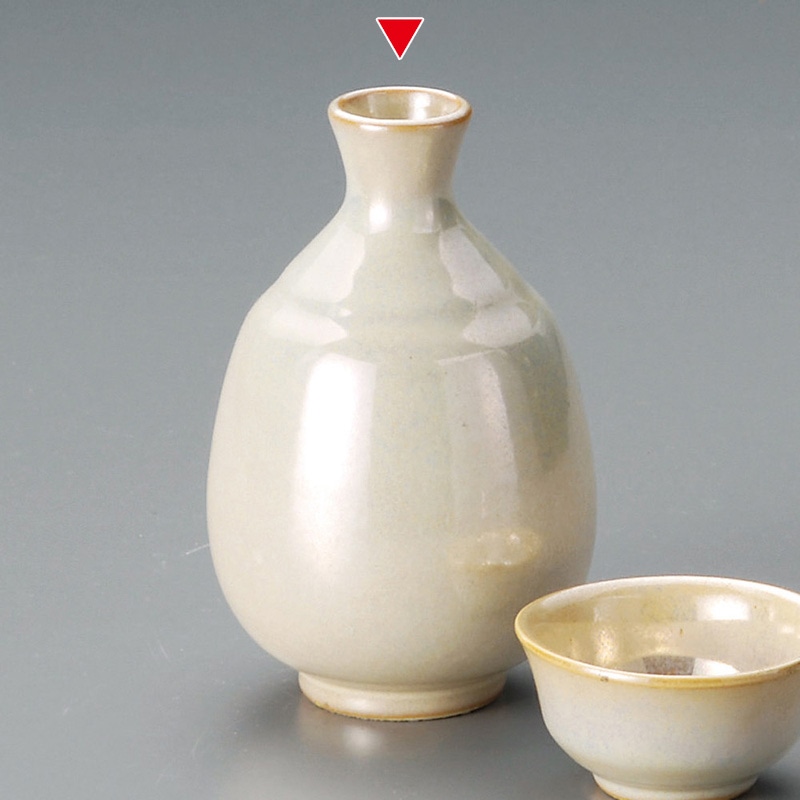山万 33836-460 虹彩徳利(白) 1個(ご注文単位1個)【直送品】