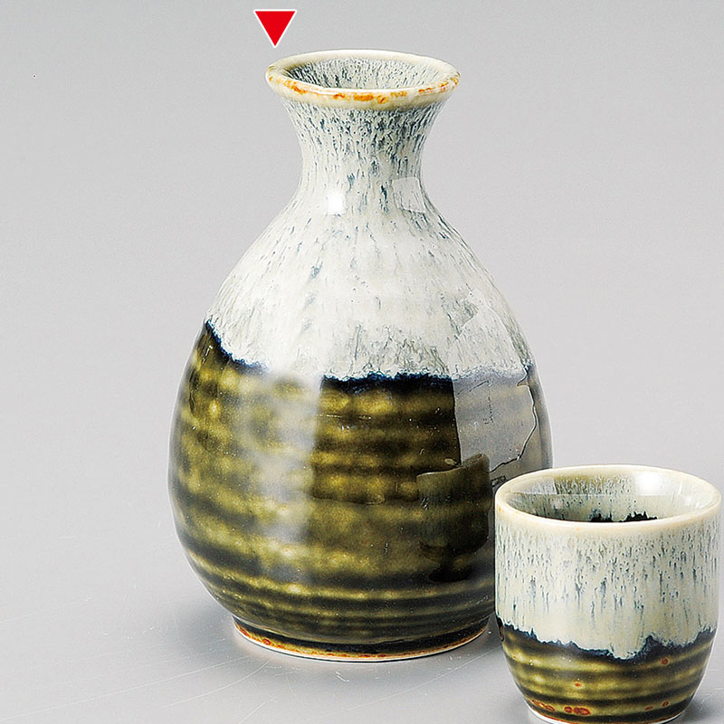 山万 34233-450 織部伊羅保徳利 大 1個(ご注文単位1個)【直送品】