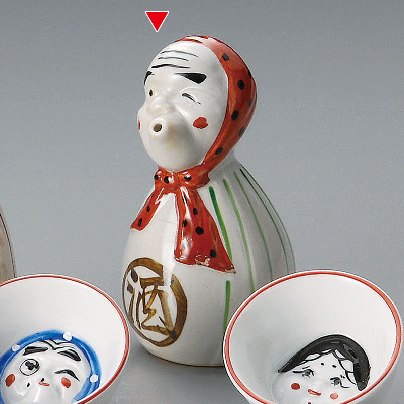 山万 33812-460 ひょっとこ1号徳利 1個(ご注文単位1個)【直送品】