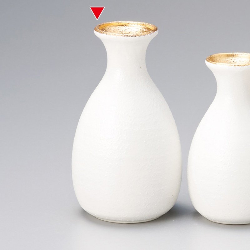 山万 33904-450 白粉引金刺2合徳利 1個(ご注文単位1個)【直送品】