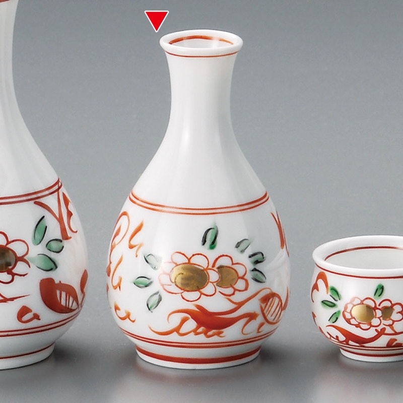 山万 33924-250 草花1合徳利 1個(ご注文単位1個)【直送品】