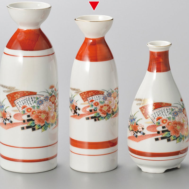 山万 34206-310 花イカダ本2合徳利 1個(ご注文単位1個)【直送品】