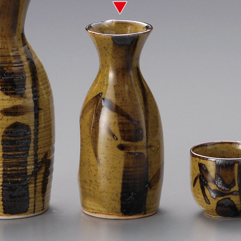 山万 34147-310 金茶竹小徳利 1個(ご注文単位1個)【直送品】