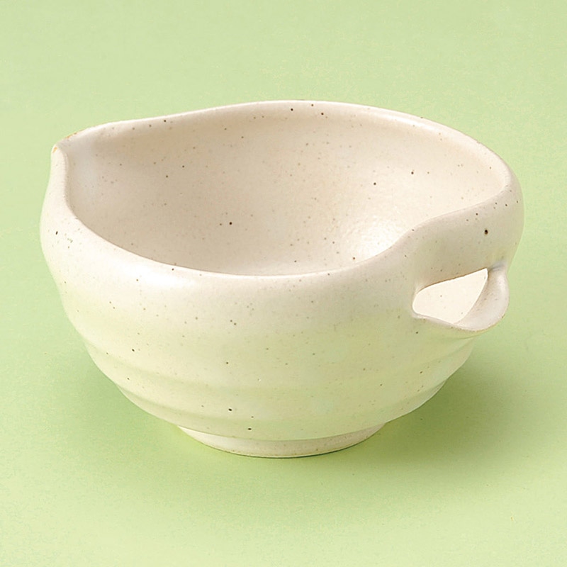 山万 35126-510 白釉お玉立て 1個（ご注文単位1個）【直送品】