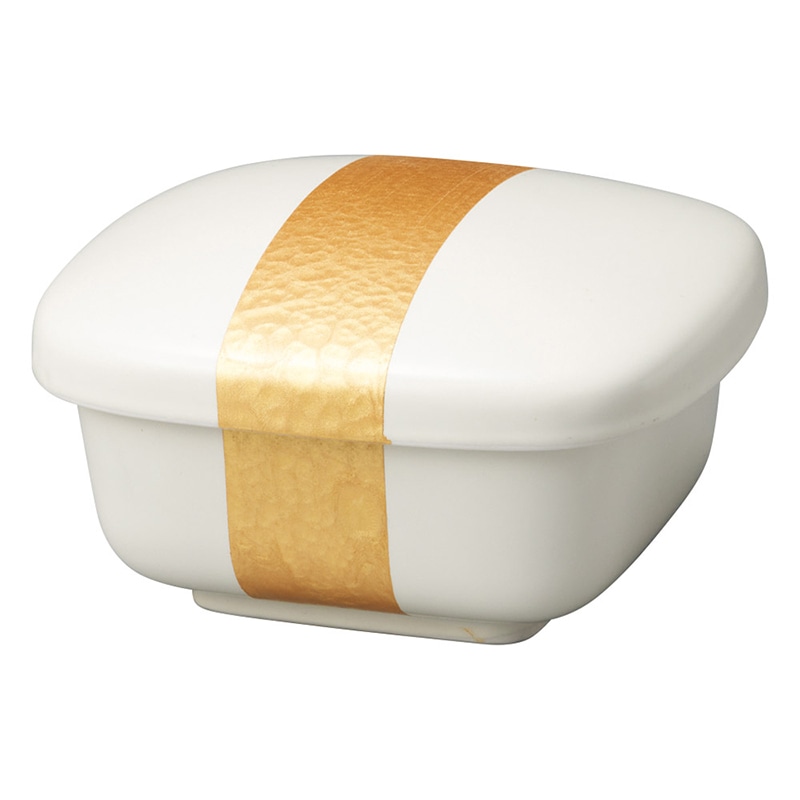 山万 35205-450 マット金溶彩角蓋物 1個（ご注文単位1個）【直送品】