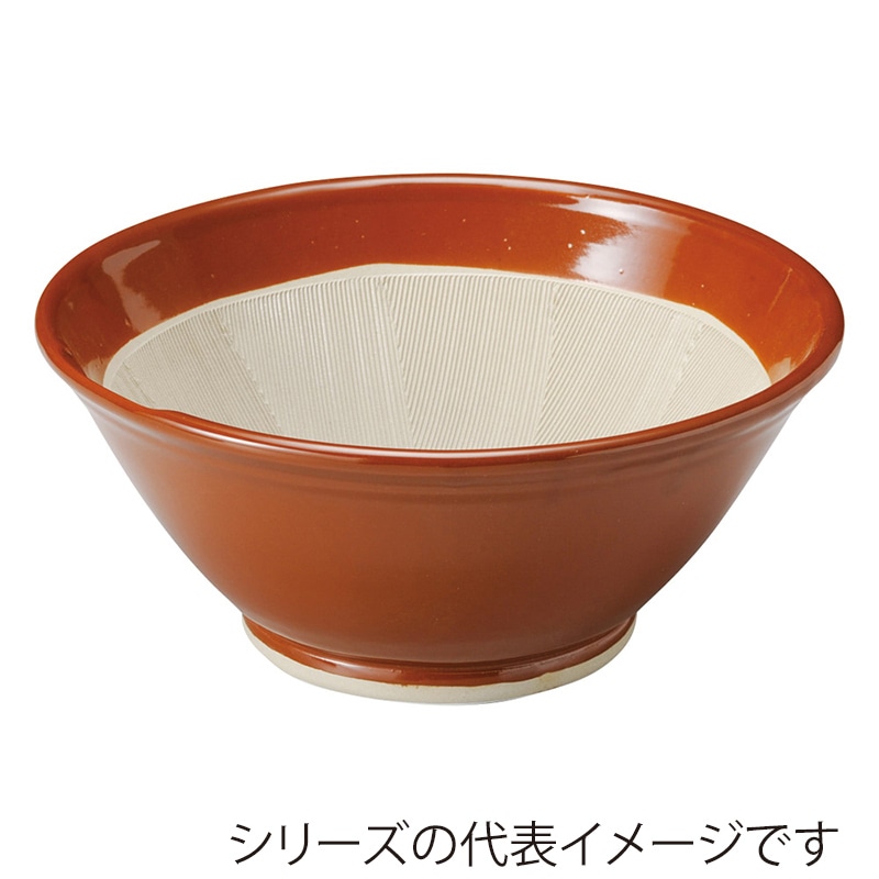 山万 35622-620 スリ鉢9号(常滑焼) 1個（ご注文単位1個）【直送品】