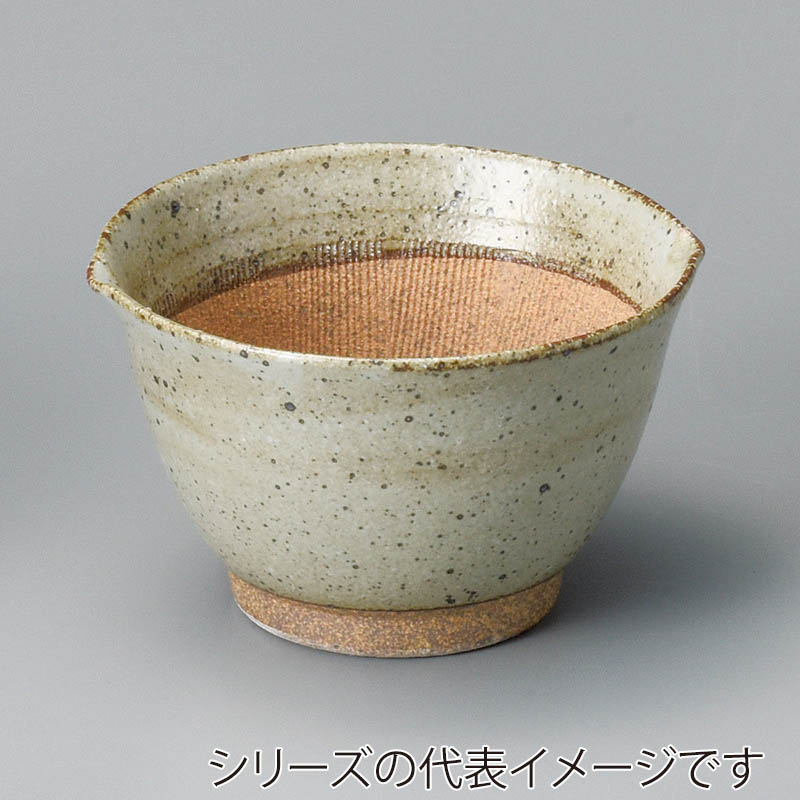 山万 35720-310 唐津麦トロ鉢(中) 1個（ご注文単位1個）【直送品】