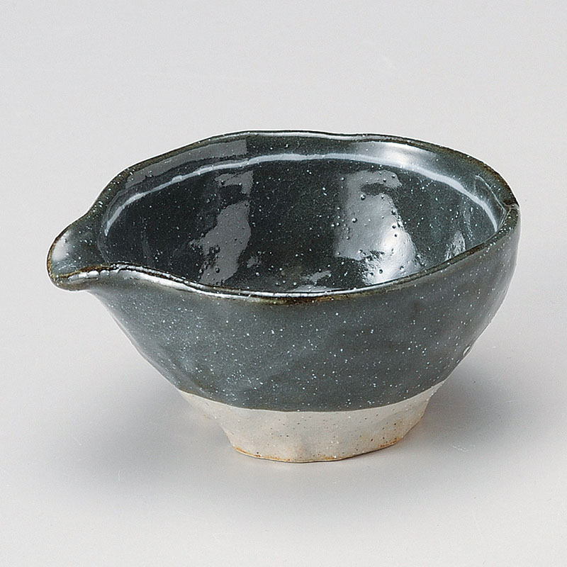 山万 36014-580 黒化粧一珍3.0片口小鉢 1個(ご注文単位1個)【直送品】