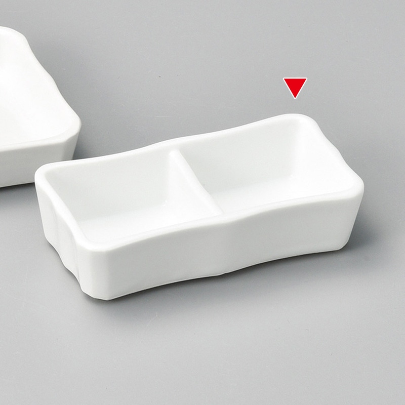山万 36825-430 白磁二品皿(小) 1個（ご注文単位1個）【直送品】