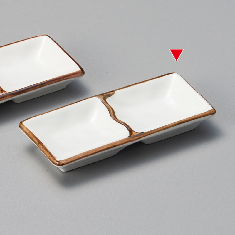 山万 36924-580 茶渕二品盛 1個（ご注文単位1個）【直送品】