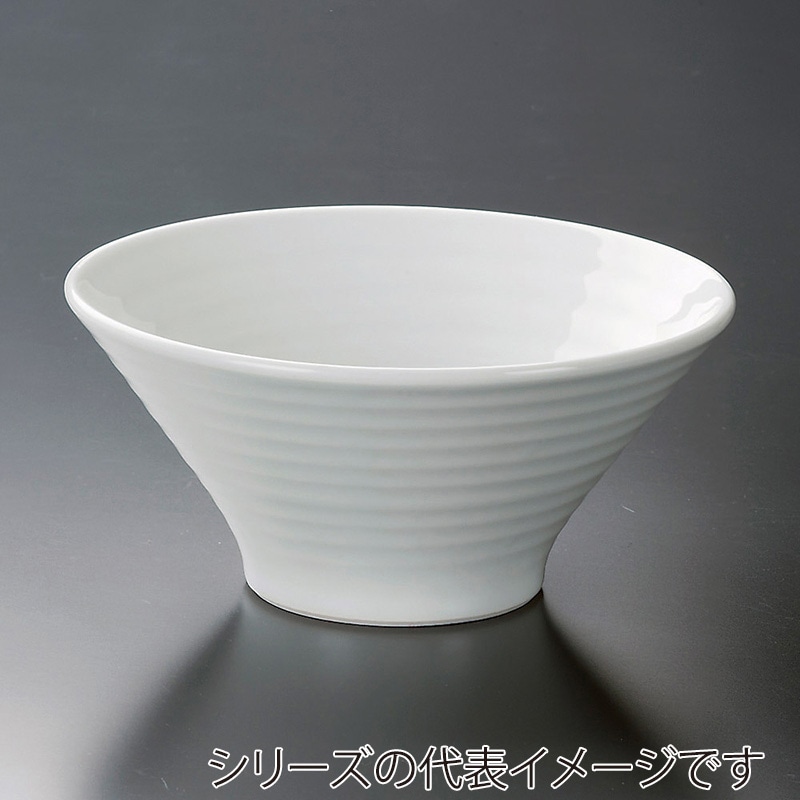山万 37409-250 青白6.5めん鉢 1個（ご注文単位1個）【直送品】