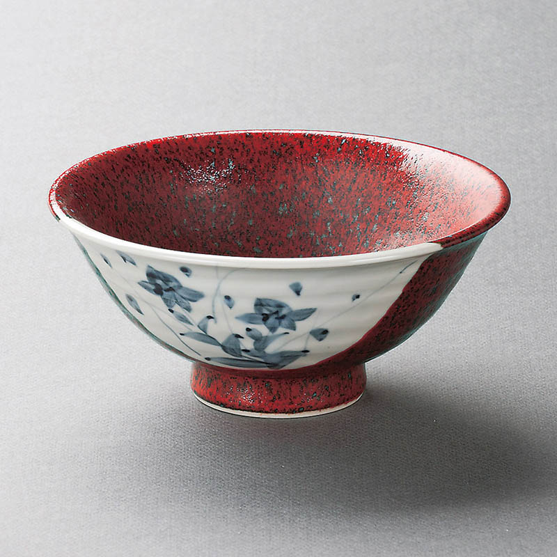 山万 37604-440 掛分桔梗6.0反り丼 1個(ご注文単位1個)【直送品】