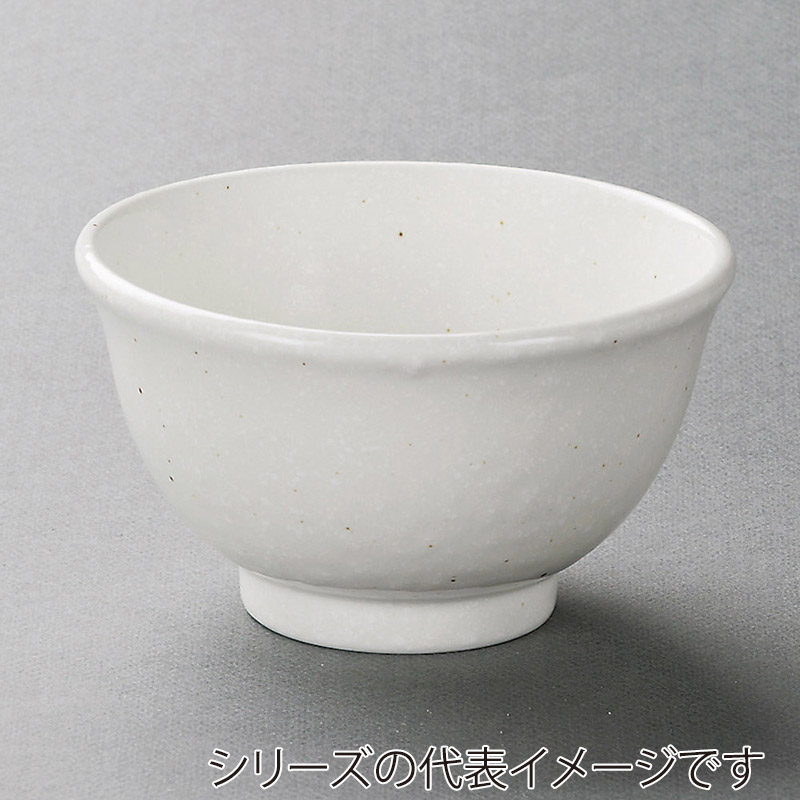 山万 37816-020 美濃粉引白反深口4.5丼 1個（ご注文単位1個）【直送品】