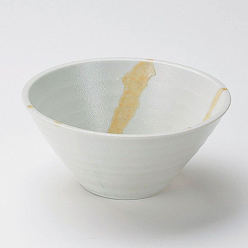 山万 38309-570 白湧水6.5麺鉢 1個（ご注文単位1個）【直送品】