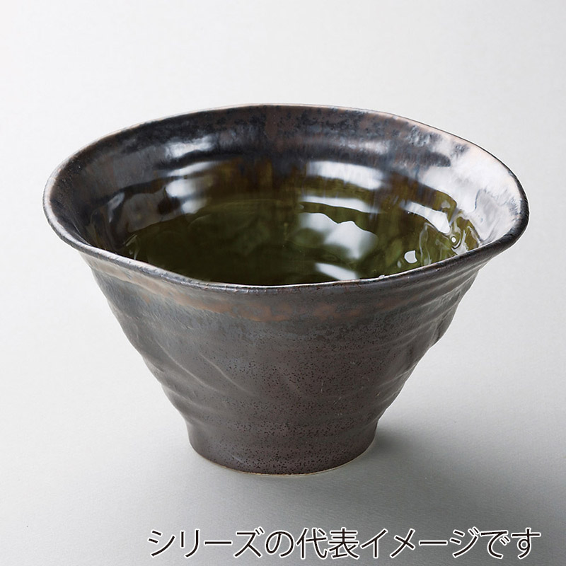 山万 38406-140 いぶし銀彩鉢(小) 1個（ご注文単位1個）【直送品】