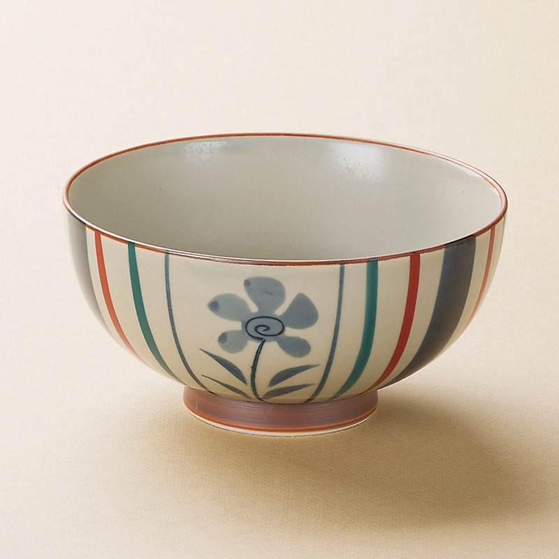 山万 38624-730 錦十草めん鉢(有田焼) 1個（ご注文単位1個）【直送品】