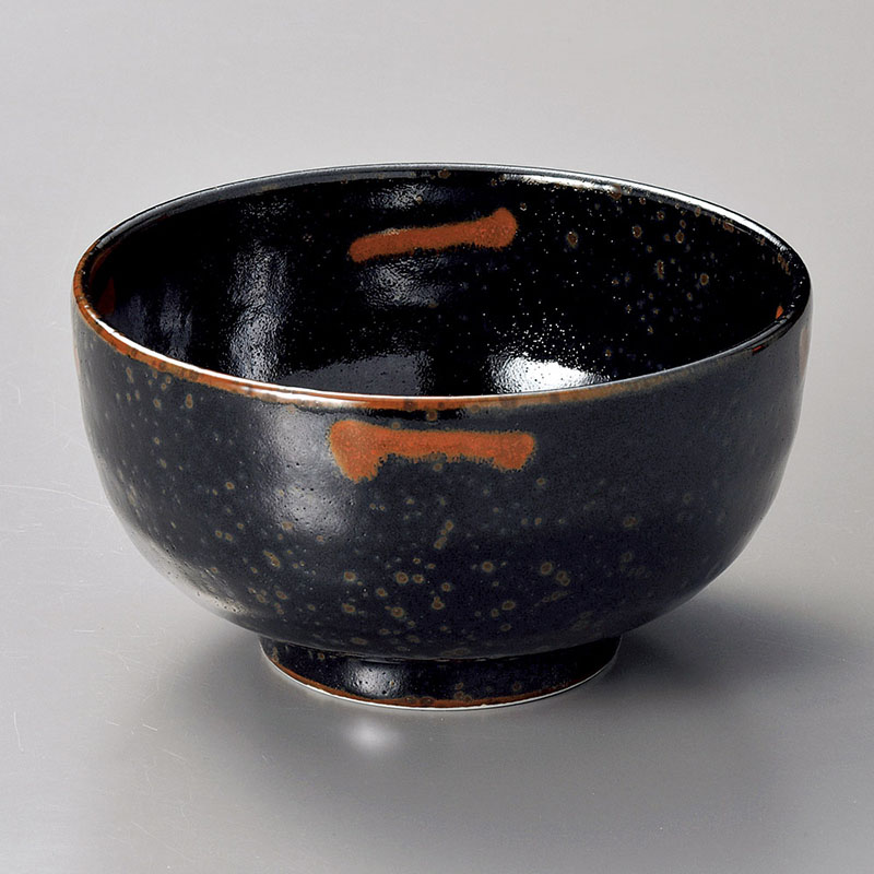 山万 38712-190 鉄赤点紋六兵衛5.0丼 1個（ご注文単位1個）【直送品】