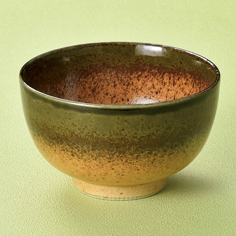 山万 39118-450 伊賀織部吹4.0夏目丼 1個(ご注文単位1個)【直送品】