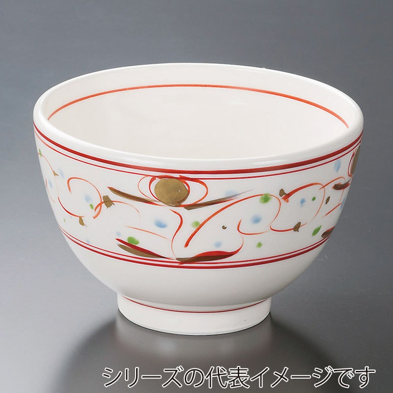 山万 39233-580 赤絵華紋4.8丼 1個（ご注文単位1個）【直送品】