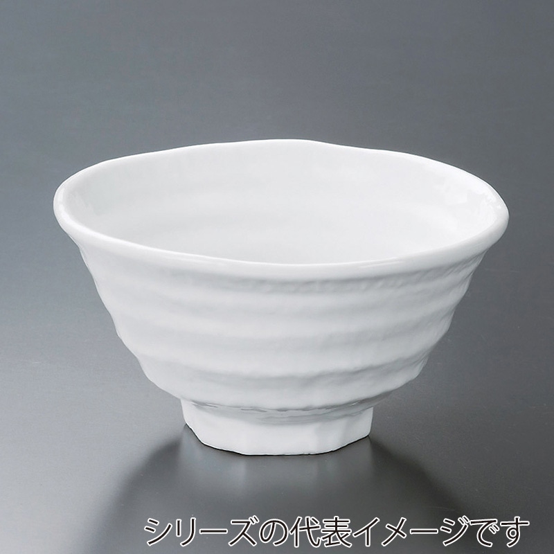 山万 39241-240 白強化ろくべ6.0寸丼 1個（ご注文単位1個）【直送品】