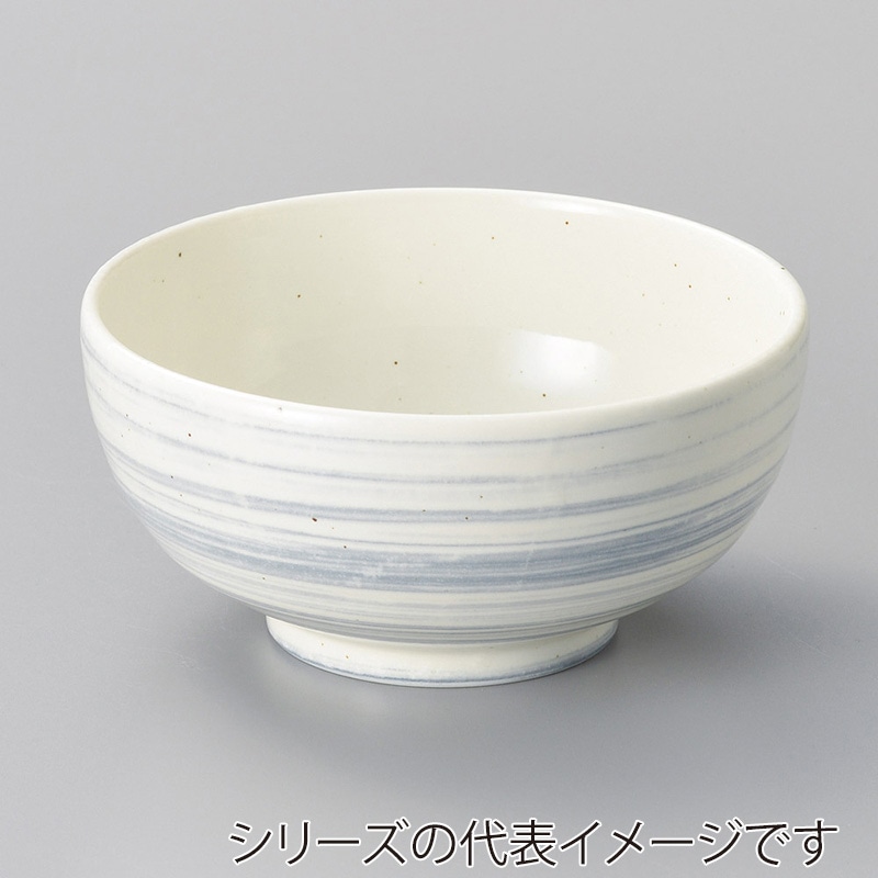 山万 39320-190 うず粉引グレー5.0丼 1個(ご注文単位1個)【直送品】