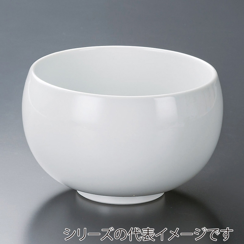 山万 39406-730 モノトーン 白お好み碗 有田焼 1個(ご注文単位1個)【直送品】