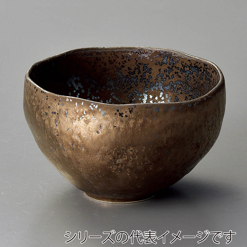 山万 39443-130 金結晶4寸ふっくら丼 1個(ご注文単位1個)【直送品】