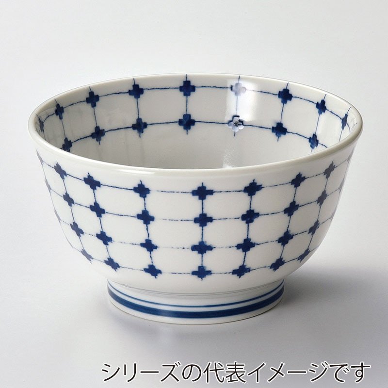 山万 39531-190 十の字絣かきこみ大丼 1個(ご注文単位1個)【直送品】