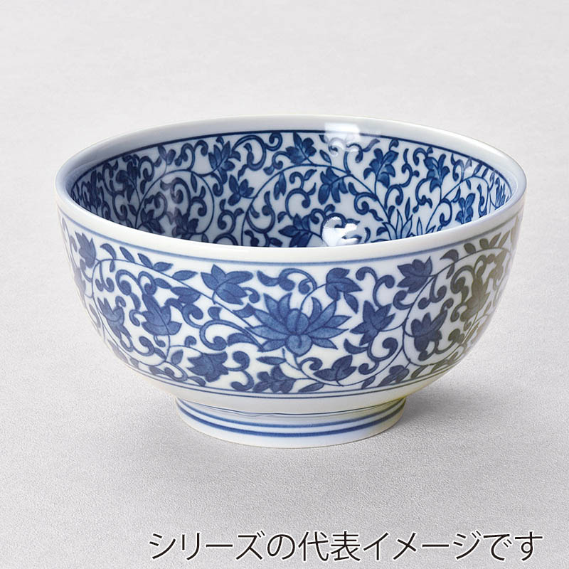 山万 39535-100 古染唐草5.0京丼 1個(ご注文単位1個)【直送品】