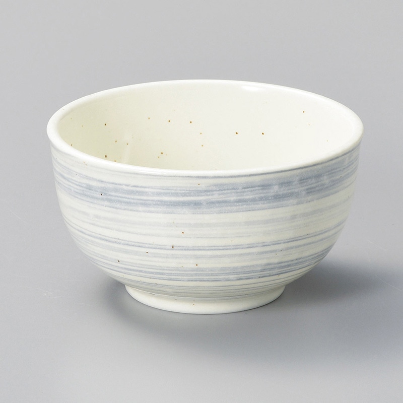 山万 39730-190 うず粉引グレー軽量4.0丼 1個(ご注文単位1個)【直送品】