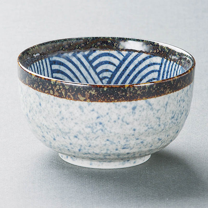 山万 39837-170 青海波多用碗(小) 1個(ご注文単位1個)【直送品】
