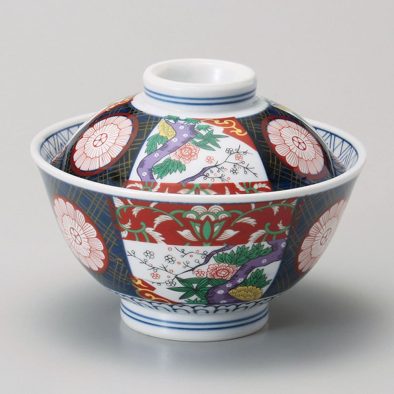 山万 40004-130 錦牡丹反蓋丼 1個(ご注文単位1個)【直送品】