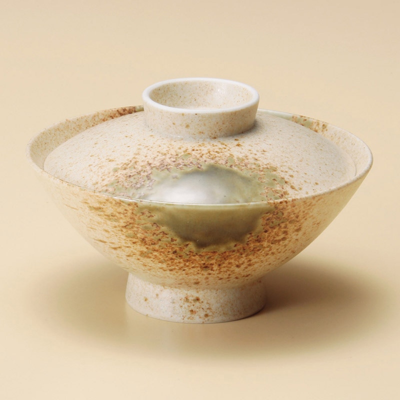 山万 40109-550 伊賀織部蓋付大茶 1個(ご注文単位1個)【直送品】