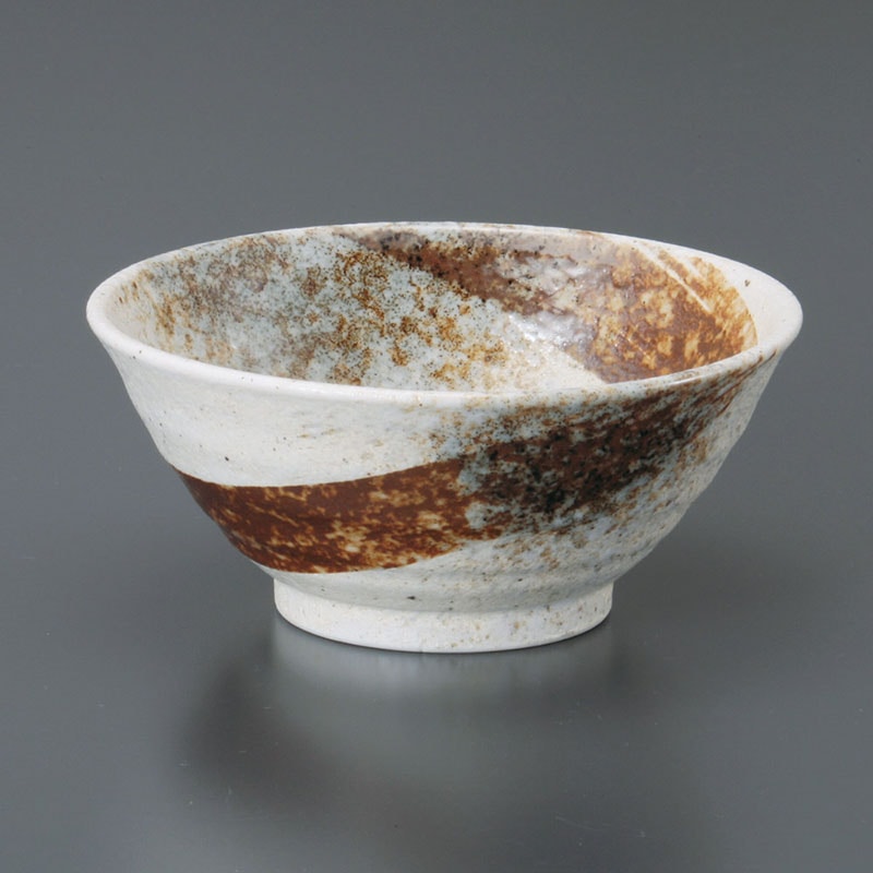 山万 40225-270 志野サビ刷毛手引4.8反和丼 1個（ご注文単位1個）【直送品】