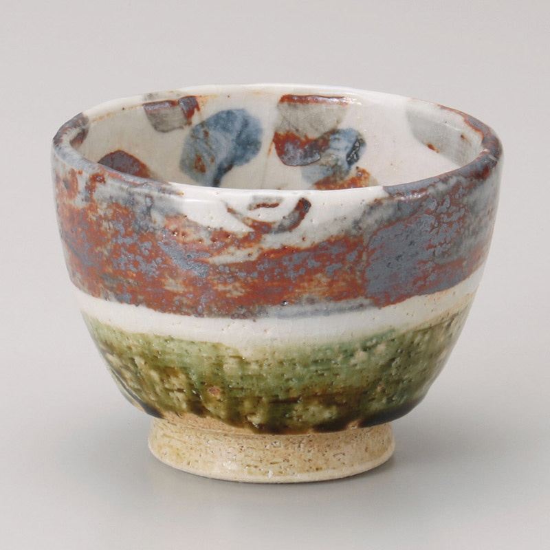 山万 40601-140 ねずみ志野かぶ太湯呑 1個（ご注文単位1個）【直送品】