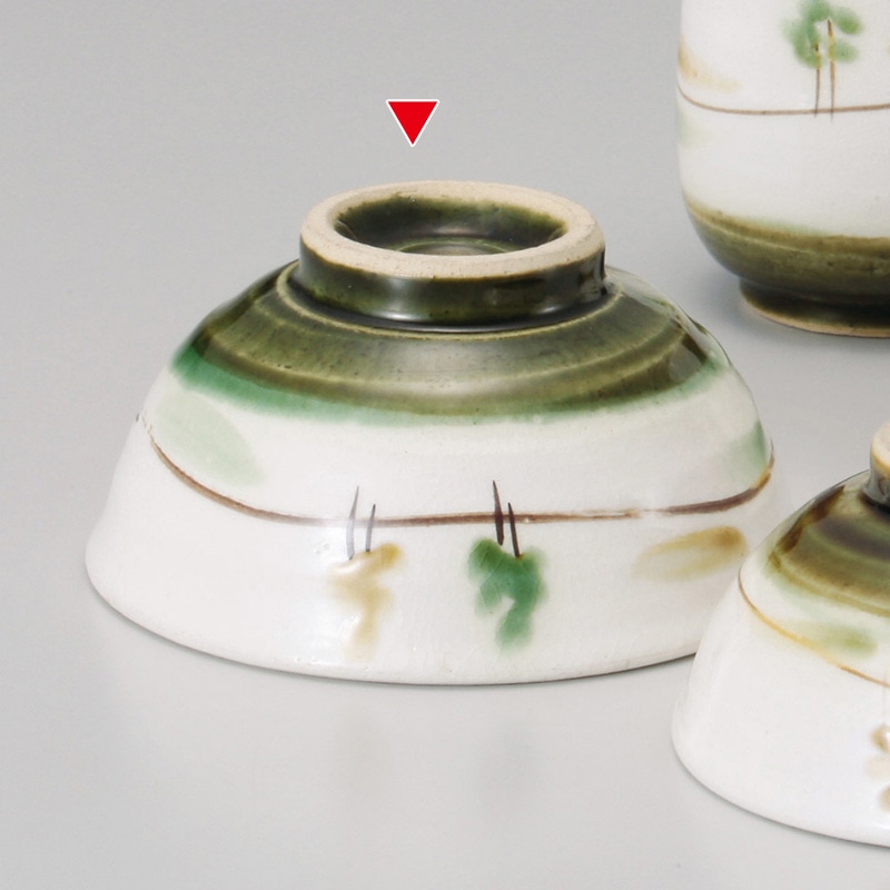 山万 41207-440 粉引風景茶碗(大) 1個（ご注文単位1個）【直送品】