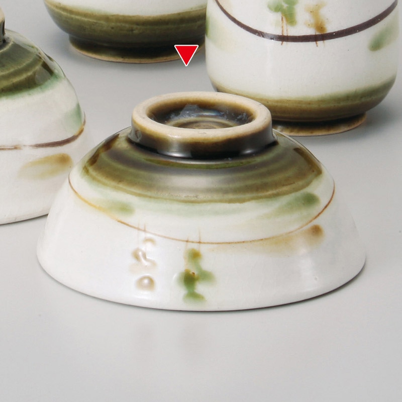 山万 41208-440 粉引風景茶碗(小) 1個（ご注文単位1個）【直送品】